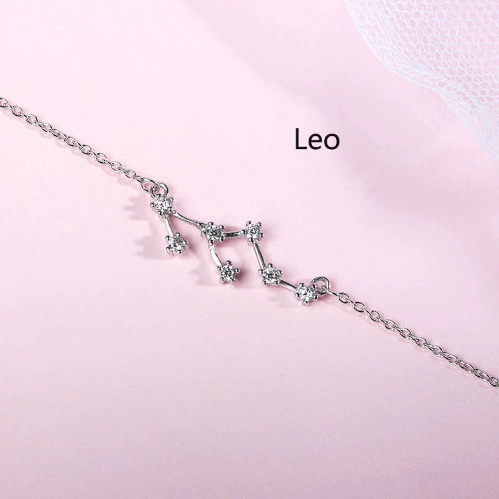 NEW Silver Zodiac Bracelets - Leo